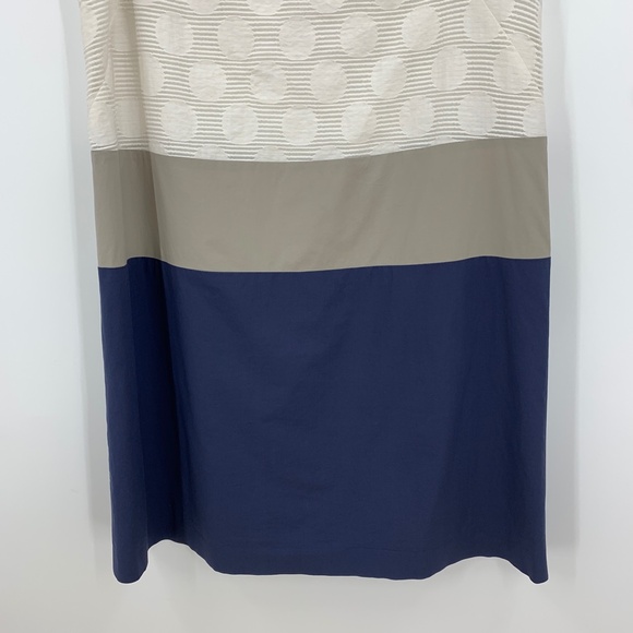 Peserico Sleeveless Color Block Shift Dress Sz IT 48 = US 12 - Picture 5 of 11